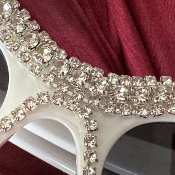 SALE!  Women\'s Sunglasses Cat Eye White Encrusted in Rhinestones Accessories main image 8